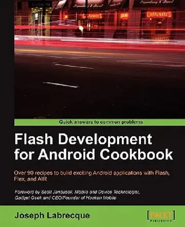Cover of Flash Development for Android Cookbook