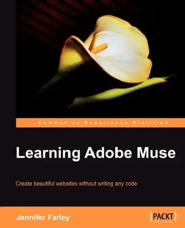 Cover of Learning Adobe Muse
