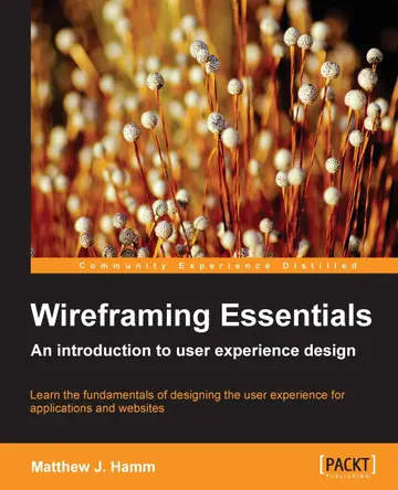 Cover of Wireframing Essentials