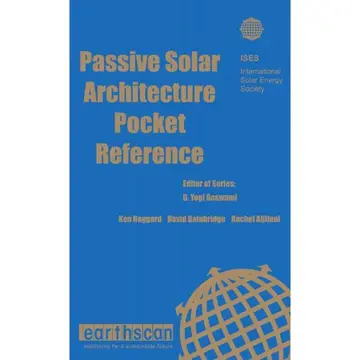 Cover of Passive Solar Architecture Pocket Reference