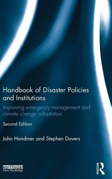 Cover of Hanbook of Disaster Policies and Institutions