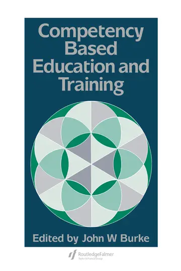 Cover of Competency Based Education and Training
