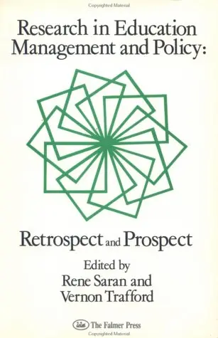 Cover of Research in Education Management and Policy
