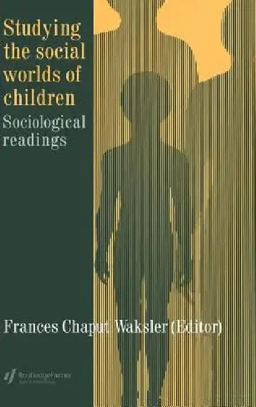Cover of Studying The Social Worlds Of Children