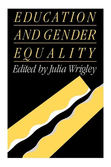 Cover of Education and Gender Equality