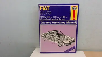 Cover of Fiat X1/9 1974-88 Owner's Workshop Manual