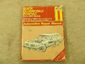Cover of Buick, Oldsmobile, Pontiac Full-sized Models 1970-90 Rear Wheel Drive Owner's Workshop Manual