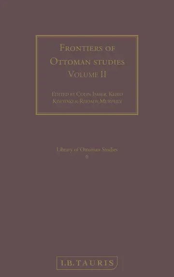 Cover of Frontiers of Ottoman Studies