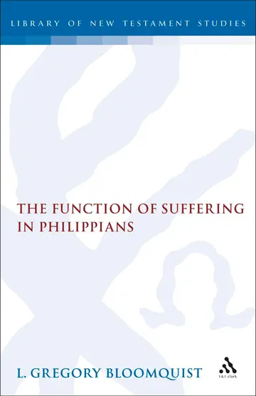 Cover of The Function of Suffering in Philippians