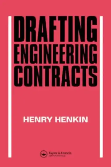 Cover of Drafting Engineering Contracts