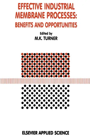 Cover of Effective Industrial Membrane Processes