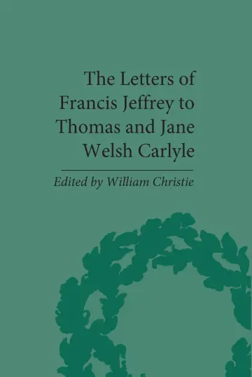 Cover of The Letters of Francis Jeffrey to Thomas and Jane Welsch Carlyle