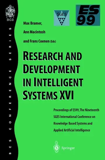 Cover of Research and Development in Intelligent Systems XVI
