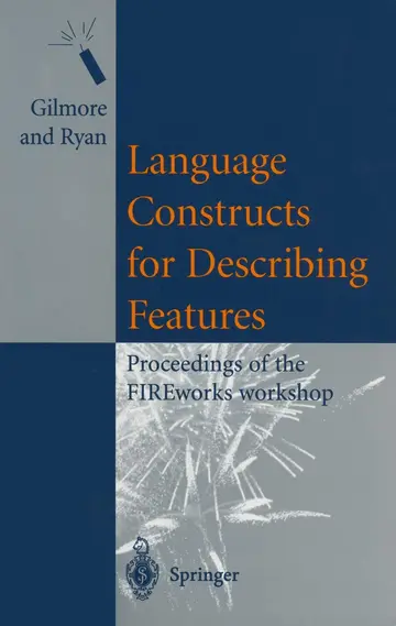 Cover of Language Constructs for Describing Features