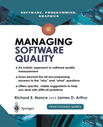 Cover of Managing Software Quality