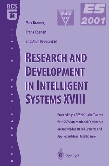 Cover of Research and Development in Intelligent Systems XVIII
