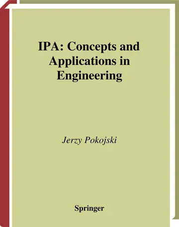 Cover of IPA ― Concepts and Applications in Engineering