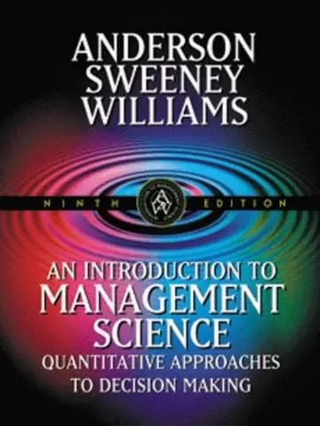 Cover of Introduction to Management Science