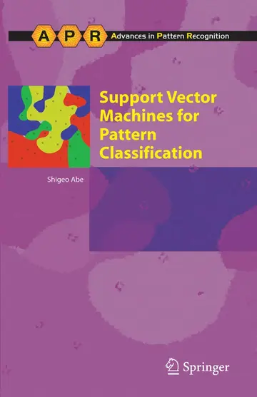 Cover of Support Vector Machines for Pattern Classification