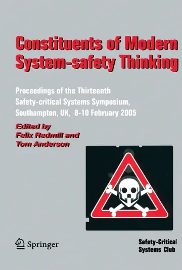Cover of Constituents of Modern System-safety Thinking