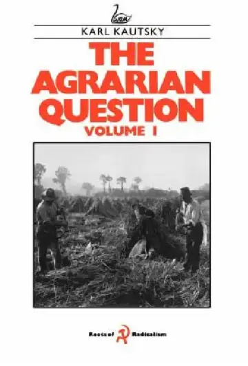 Cover of The Agrarian Question Volume 1