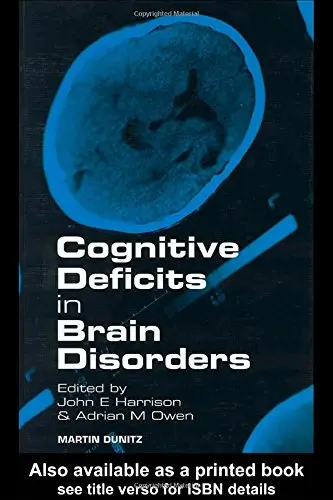 Cover of Cognitive Deficits in Brain Disorders