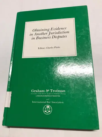 Cover of Iba obtain.evidence in disputes