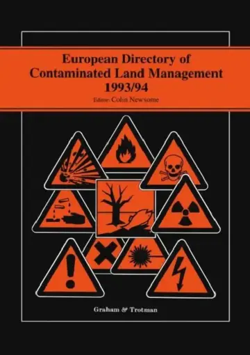 Cover of European Directory of Contaminated Land Management 1993/94