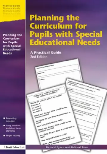 Cover of Planning the Curriculum for Pupils with Special Educational Needs