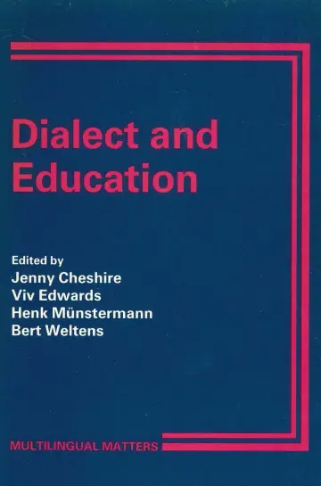 Cover of Dialect and Education