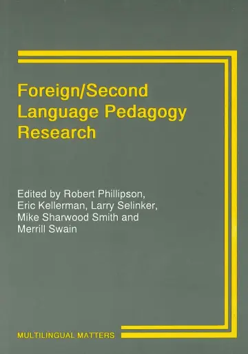 Cover of Foreign/Second Language Pedagogy Research