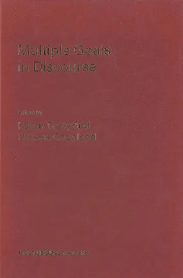 Cover of Multiple Goals in Discourse