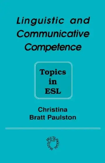Cover of Linguistic and Communicative Competence