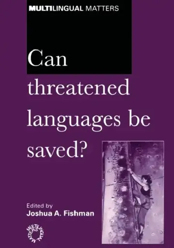 Cover of Can Threatened Languages Be Saved?