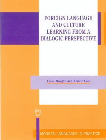Cover of Foreign Language and Culture Learning from a Dialogic Perspective
