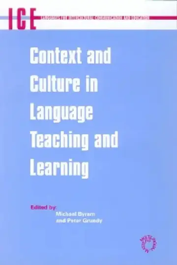 Cover of Context and Culture in Language Teaching and Learning