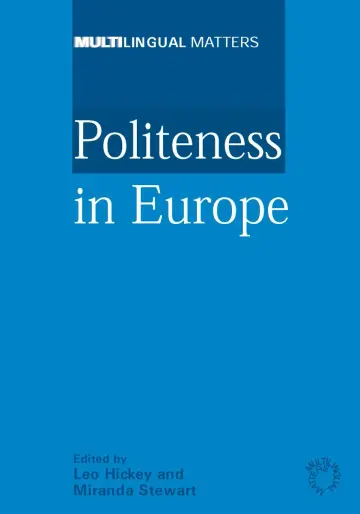 Cover of Politeness in Europe