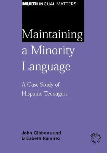 Cover of Maintaining a Minority Language