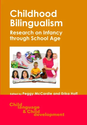 Cover of Childhood Bilingualism