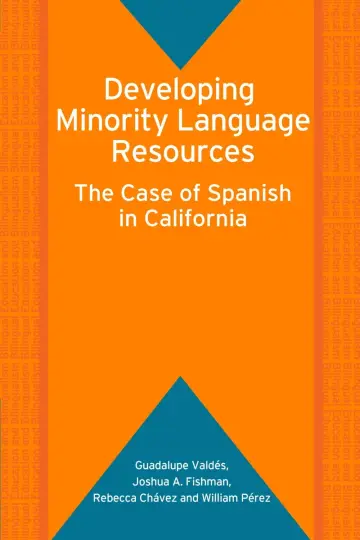 Cover of Developing Minority Language Resources