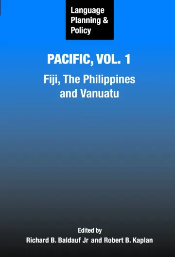 Cover of Language Planning and Policy in the Pacific, Vol 1