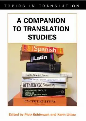Cover of A Companion to Translation Studies