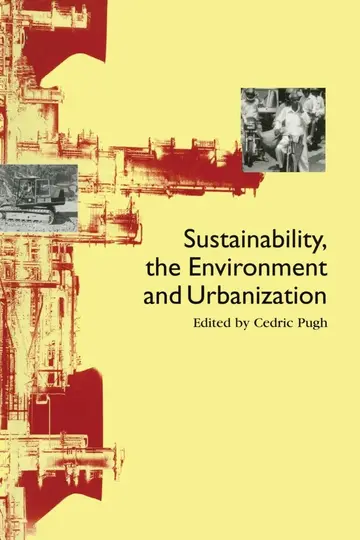 Cover of Sustainability the Environment and Urbanisation