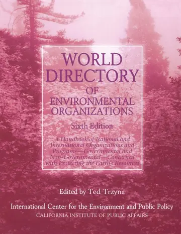 Cover of World Directory of Environmental Organizations