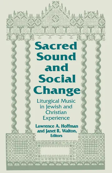 Cover of Sacred Sound and Social Change