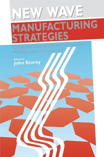 Cover of New Wave Manufacturing Strategies