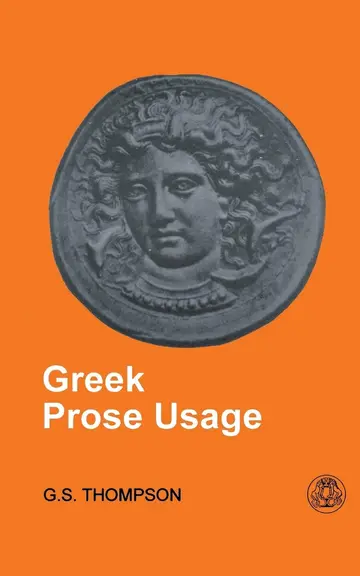 Cover of Greek Prose Usage