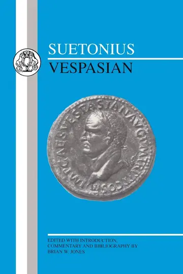 Cover of Suetonius Vespasian