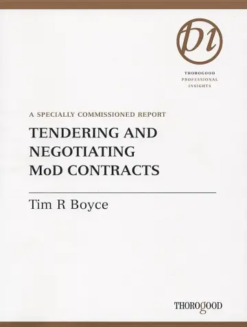 Cover of Tendering and Negotiating MoD Contracts