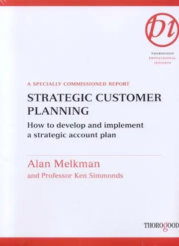 Cover of Strategic Customer Planning